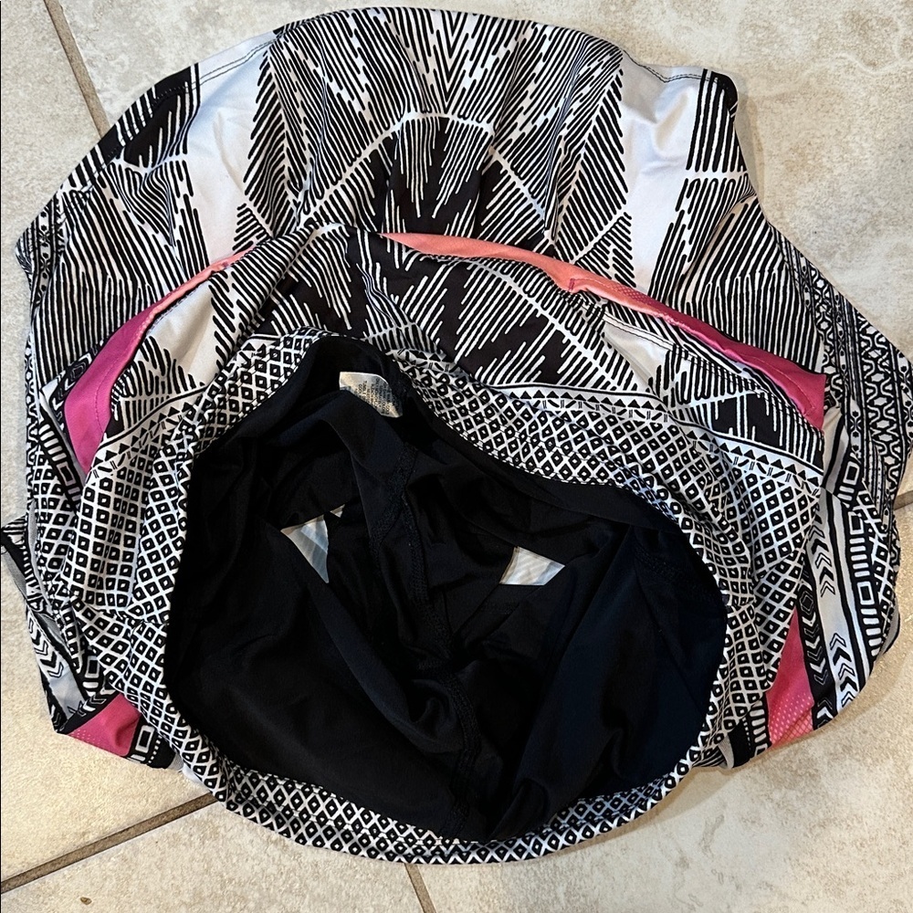 Lucky In Love Santa Fe Printed Tennis Skirt Skort XL Pickleball Shorts - Picture 8 of 9